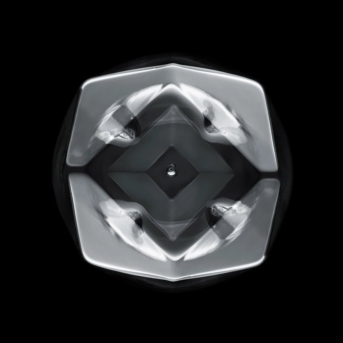 Bottom view of the Norlan Whisky Glass, considered one of the best whisky glasses for enjoying bourbon and Scotch