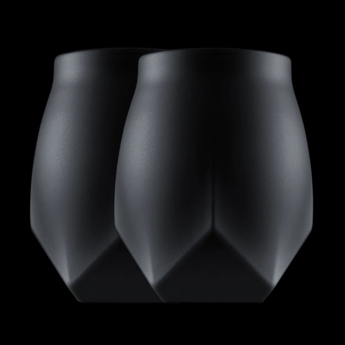 Norlan Whisky Glass VAILD-Black Gift Set – Matte Black Double-Walled Glasses