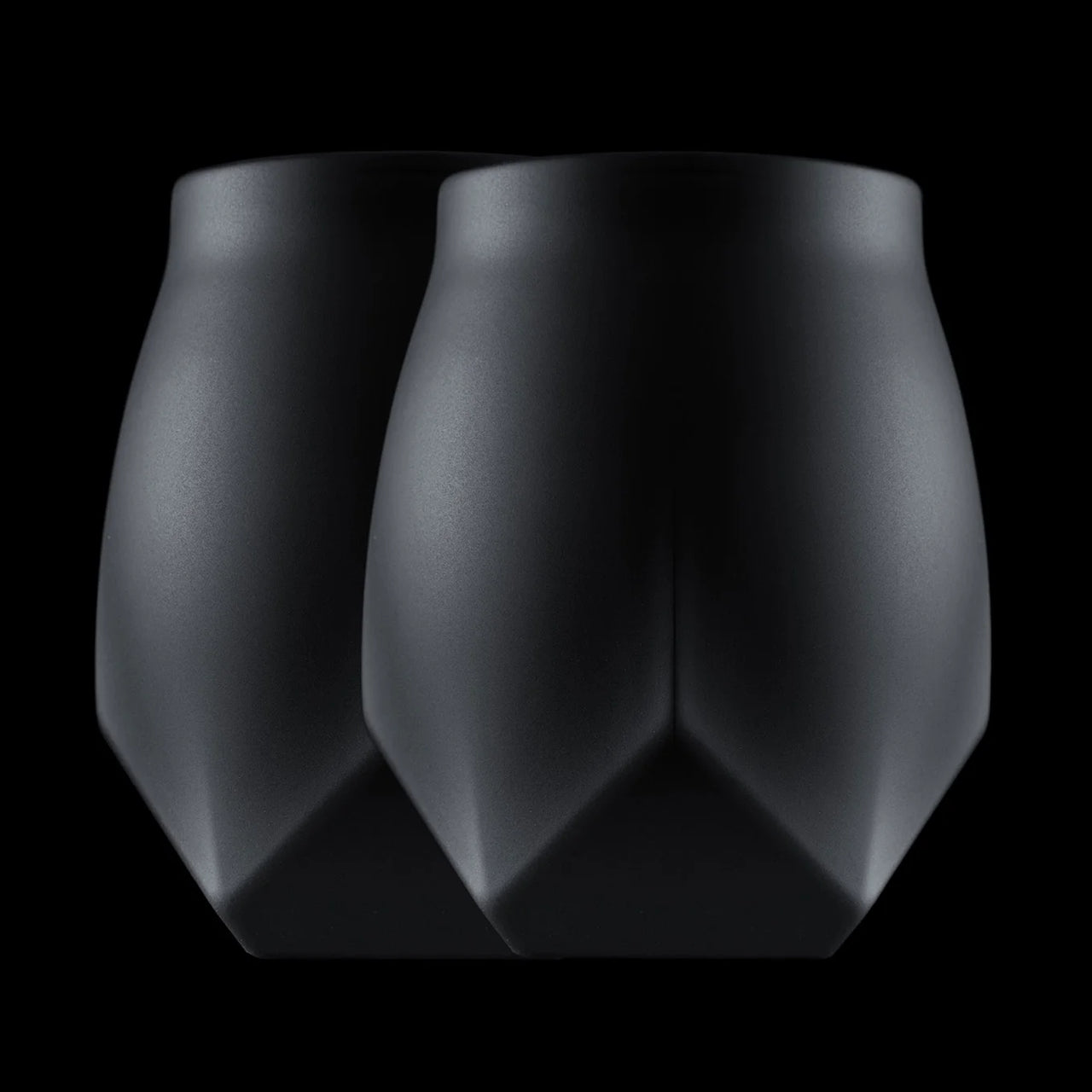 Norlan Whisky Glass VAILD-Black Gift Set – Matte Black Double-Walled Glasses