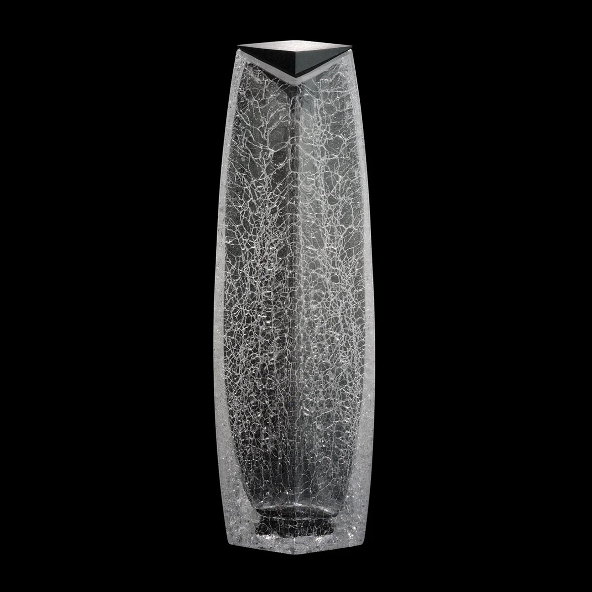 Luxurious Raif Whisky Decanter with ice glass finish, mouth-blown crystal, perfect for serving whiskey or bourbon