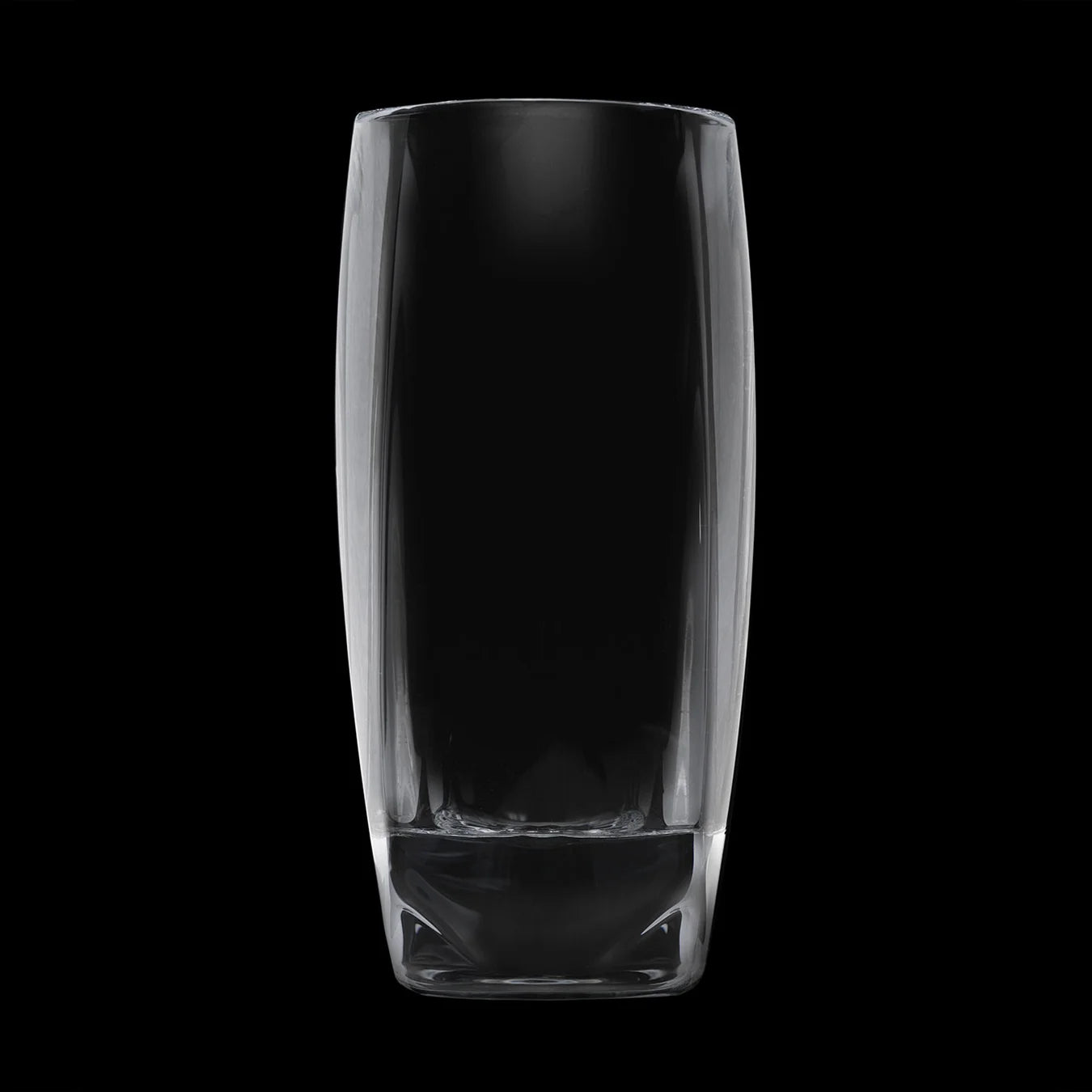 Heavy non-leaded crystal whiskey highball glass, perfect for serving with ice or a Collins spear